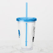 Gedrag is de waarheidsgetrouwe acryltrommel acryl drinkbeker (Rechts)