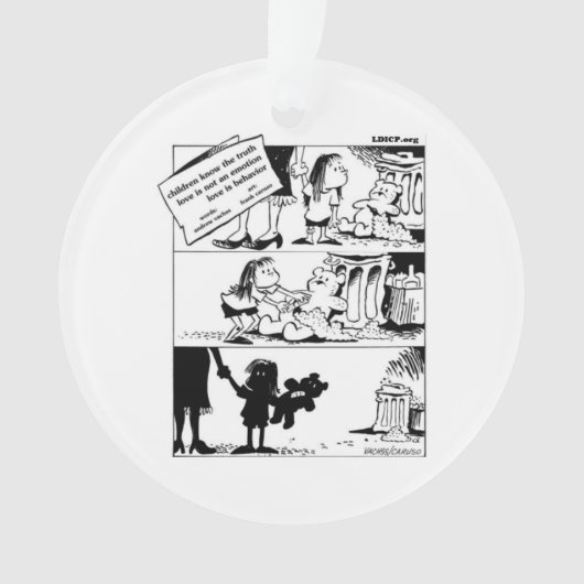 Gedrag is de waarheidsorganisatie ornament (voorkant)