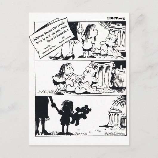 Gedrag is het waarheidsgetrouwe Briefkaart (Voorkant)