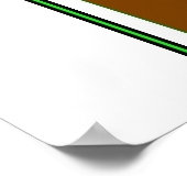 GEDRAG! Kerstgans. Funny Holiday Poster (Hoek)