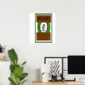 GEDRAG! Kerstgans. Funny Holiday Poster (Thuiskantoor)