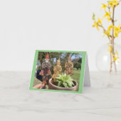 **GEDRAGEN TWEEDE DAG** VAN GEKKE GNOMEN KAART (Gele Bloem)