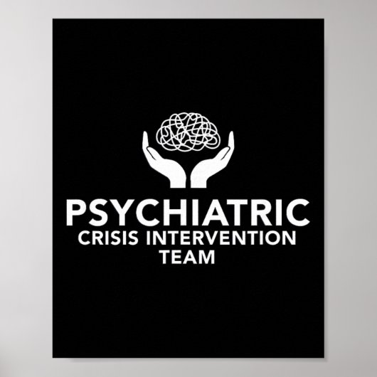 Gedrags- en geestelijke gezondheidszorg Crisisinte Poster (Voorkant)
