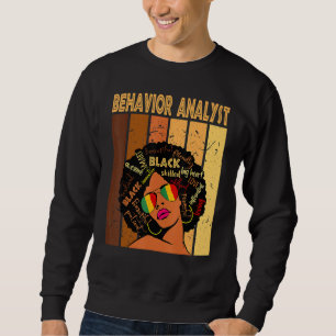 Gedragsanalist Afro African American Black Histo Trui