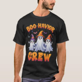 Gedragsanalist Halloween ABA Ghost Boo-Behavior T-shirt (Voorkant)