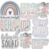 Gedragsanalist Stickers, ABA stickers, ABA Sticker (Voorkant)