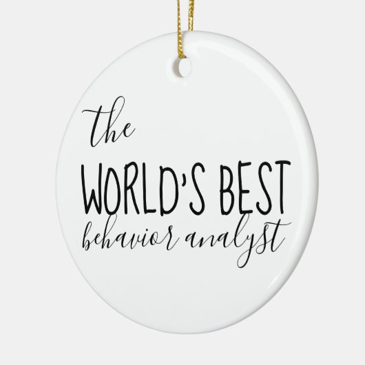 Gedragsanalyse, BCBA, ABA, gedragstechnologie, Keramisch Ornament (Links)