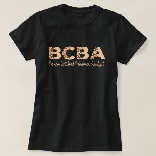 Gedragsanalyst BCBA Gedragstherapist T-shirt (Design voorkant)