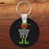 Gedragsanalyst Elf Xmas Funny Family Matching Ch Sleutelhanger (Voorkant)