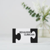 Gedragsarts Puzzle Piece Visitekaartje (Staand voorkant)