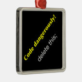 Gedragscode. Metalen Ornament (Rechts)