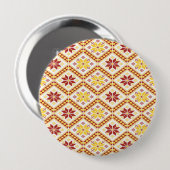 Gedragscode van het weefsel ronde button 4,0 cm (Voorkant /achterkant)