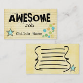 Gedragsopleggers Contactkaartje (Voorkant / Achterkant)