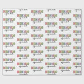 Gedragspad | Gedrag Therapist ABA Therapist Cadeaupapier (Vlak)