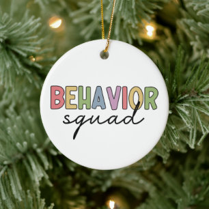 Gedragspad Gedrag Therapist ABA Therapist Keramisch Ornament
