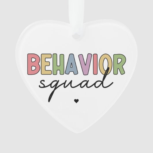 Gedragspad | Gedrag Therapist ABA Therapist Ornament (voorkant)