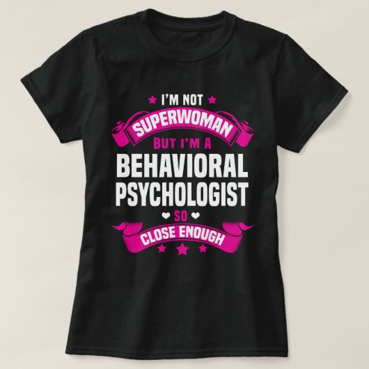 gedragspsycholoog t-shirt (Design voorkant)