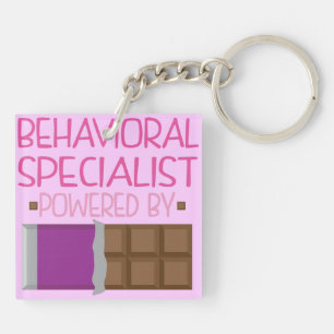 Gedragsspecialist Chocolate Gift for Woman Sleutelhanger