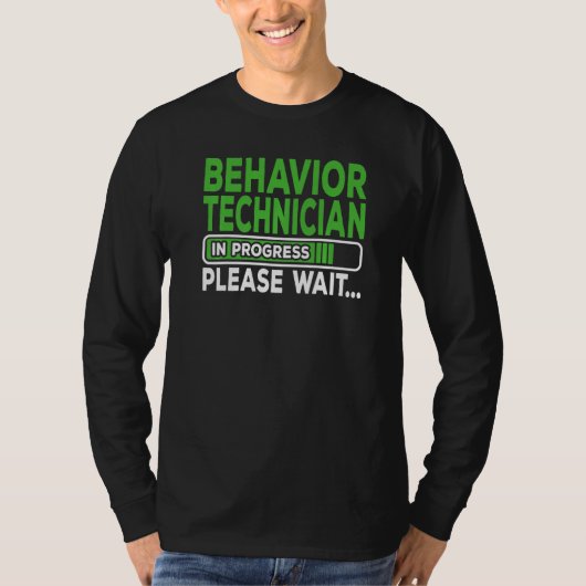 Gedragstechnicus Afstuderen ABA Therapist T-shirt (Voorkant)