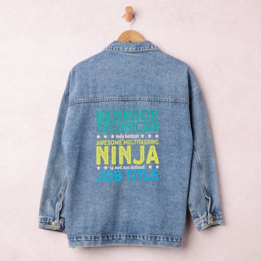 Gedragstechnicus Ninja Aba Therapist Denim Jacket (Hangar)