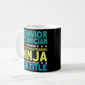 Gedragstechnicus Ninja Aba Therapist Koffiemok (Voorkant links)