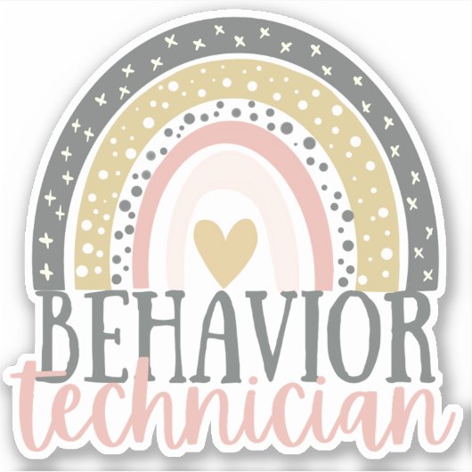 Gedragstechnicus, RBT-cadeau, ABA-geschenken, Sticker (Voorkant)