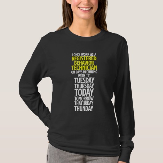 Gedragstechnisch gedrag Tech RBT 1 T-shirt (Voorkant)
