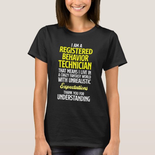 Gedragstechnisch gedrag van de technicus RBT 11 T-shirt (Voorkant)