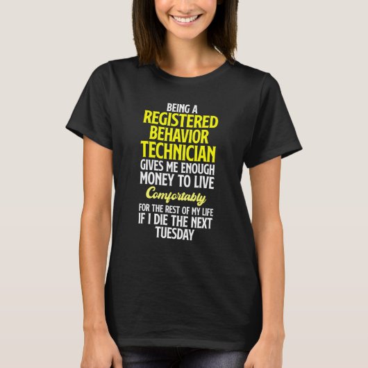 Gedragstechnisch gedrag van de technicus Tech RBT T-shirt (Voorkant)