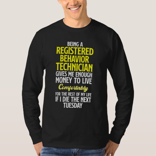 Gedragstechnisch gedrag van de technicus Tech RBT T-shirt (Voorkant)