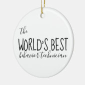 Gedragstechnologie, ABA, gedragstherapie, ABA Keramisch Ornament (Links)