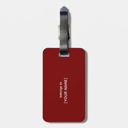 Gedragstherapeut Humor Definition Gift Bagagelabel (Achterkant verticaal)