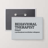 Gedragstherapeut Waardering - Definitie Button (Voorkant / Achterkant)
