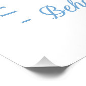 Gedragstherapie therapeut blauw esthetisch perfect poster (Hoek)