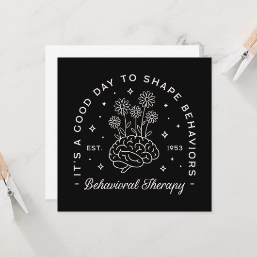 Gedragstherapie therapeut citaten (Voorkant / Achterkant in situ)