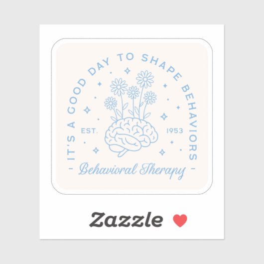 Gedragstherapie therapeut esthetisch sticker (Vel)