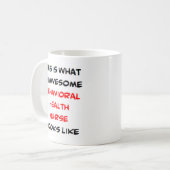 gedragsverpleegkundige, geweldige koffiemok (Voorkant links)