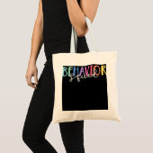 GEDRAVIOR SQUAD ABA Therapist RBT Therapy Behavig Tote Bag (Voorkant (product))