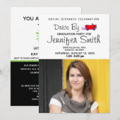 Gedreven door afstudeerfeest Coronavirus Aankondiging (Voorkant / Achterkant)