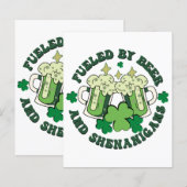 Gedreven door bier en shenanigans (Voorkant / Achterkant)