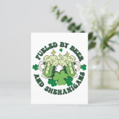 Gedreven door bier en shenanigans (Staand voorkant)