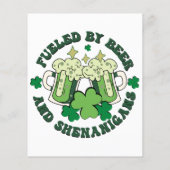 Gedreven door bier en shenanigans (Achterkant)