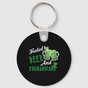 Gedreven door bier en shenanigans St. Patrick's Da Sleutelhanger