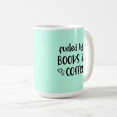 Gedreven door boeken koffiemok (Voorkant rechts)