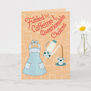 Gedreven door cafeïne en twijfelachtige keuzes kaart