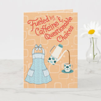 Gedreven door cafeïne en twijfelachtige keuzes kaart