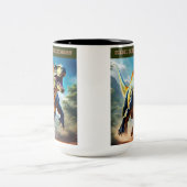 Gedreven door diesel tweekleurige koffiemok (Center)