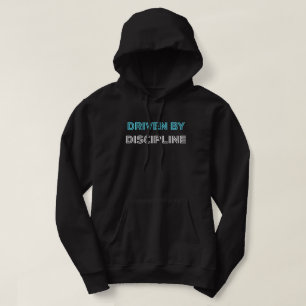 Gedreven Door Discipline Gym Motiverende Fitness Hoodie