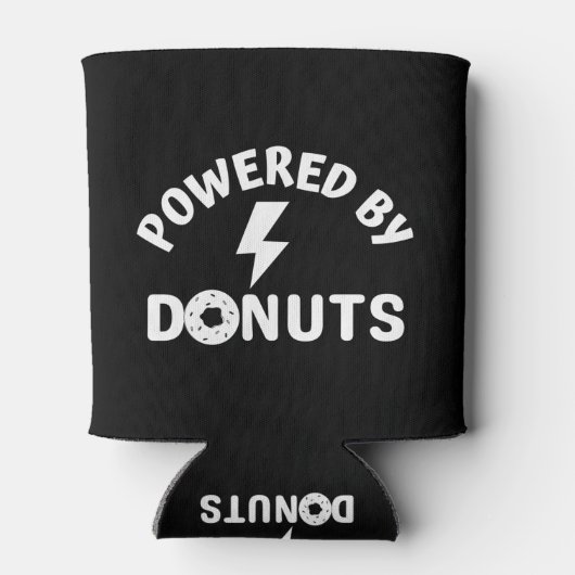 gedreven door donuts blikjeskoeler (Achterkant)