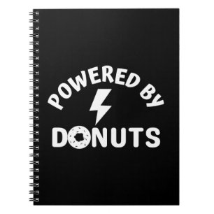 gedreven door donuts notitieboek